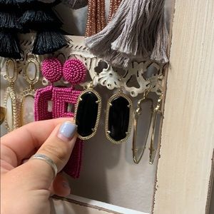 Black Kendra Scott earrings